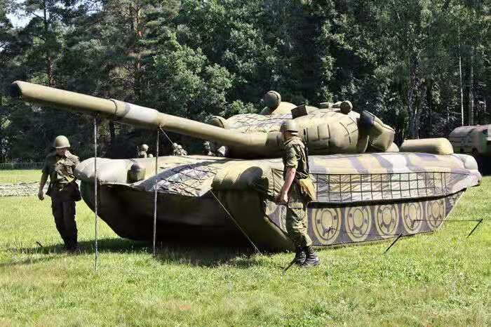 新华部队充气坦克
